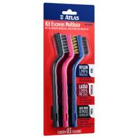 Conjunto De Escovas Multiuso - At2031 - Pinceis Atlas - 4