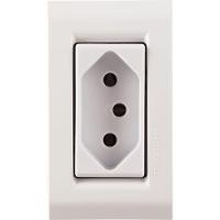 Conjunto Para Móvel 1 Tomada 2p+t 10a Liz Branca - 57170101 - Tramontina - 1