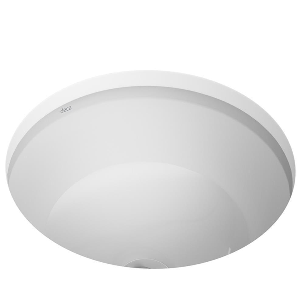 Cuba Embutir Redonda 360mm Branco Gelo - L.41.17 - Deca Cuba Embutir Redonda 360mm Branco Gelo L.41.17 - 1
