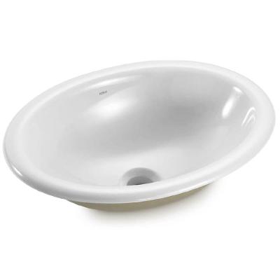 Cuba Oval De Sobrepor 44x32cm Branca - Il6600 - Icasa