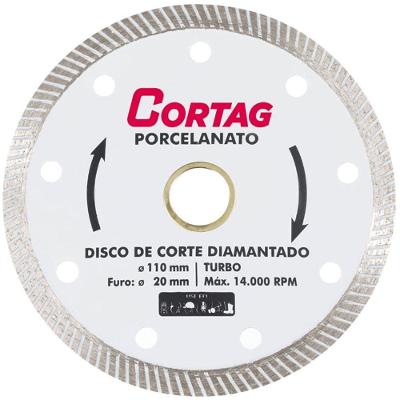 Disco Diamantado Turbo Porcelanato - 60863 - Cortag Disco Diamantado Turbo Porcelanato Corta 60863