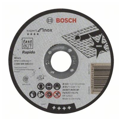 Disco De Corte Reto Para Inox 4.1-2x7-8x1-25 - 26086.005.45 - Bosch Disco Corte Ret-inox 4 1-2x7-8x1-25 Bosc