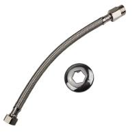 Engate Flexível Malha Inox 40cm - 7006 - Brasfort - 1