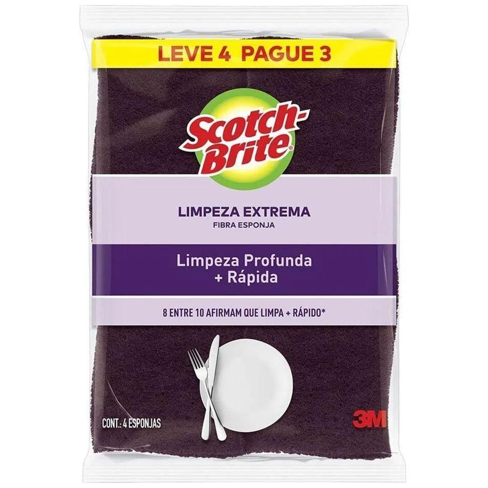 Esponja Scotch Brite Limpeza Extrema Leve 4 Pague 3 - Hb004650006 - 3m - 2