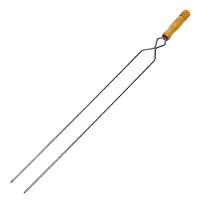 Espeto Duplo Para Churrasco 75cm - 1039 - Mse - 1