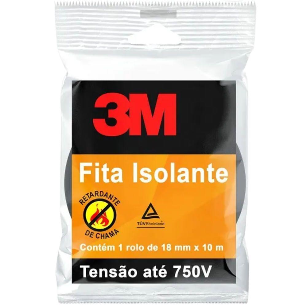 Fita Isolante Scotch Brite 18mm X 10 Metros - Hb004608095 - 3m - 1