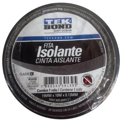 Fita Isolante 19mm X 10 Metros 0,13mm - 21131001910 - Tekbond