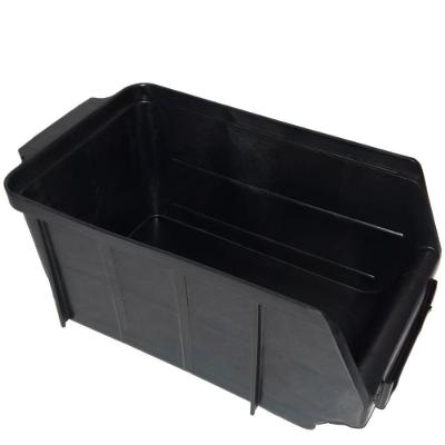 Gaveta Organizadora Empilhável De Plástico Preta N.4 - G4p48 - 3s Sabonaro Gaveta Preta - G4p48 - 3s Sabonaro