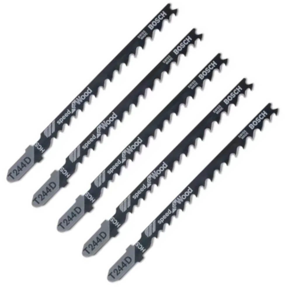 Jogo De Serras Tico Tico T 224 D Para Madeira 5 Peças - 2608667302 - Bosch - 1