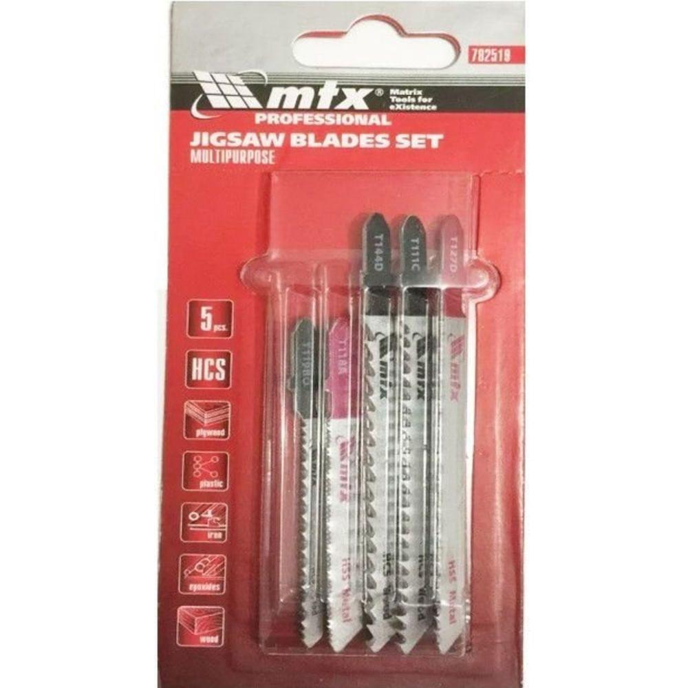 Jogo De Lâminas Serra Tico-tico Universal 5 Peças - 782519 - Mtx - 2
