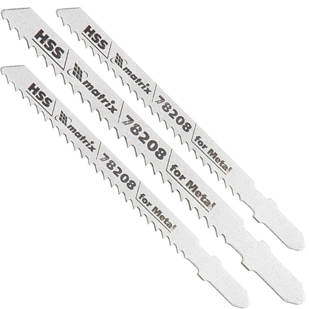 Jogo De Lâminas Para Serra Tico-tico Em Aço Carbono 75 X 3,0 Mm T127d 3 Peças - 782089 - Mtx - 1