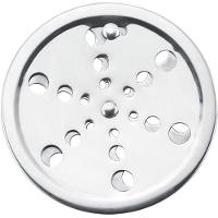 Grelha Inox Redonda Sem Caixilho 10cm - Pr7404 - Pincéis Atlas - 1