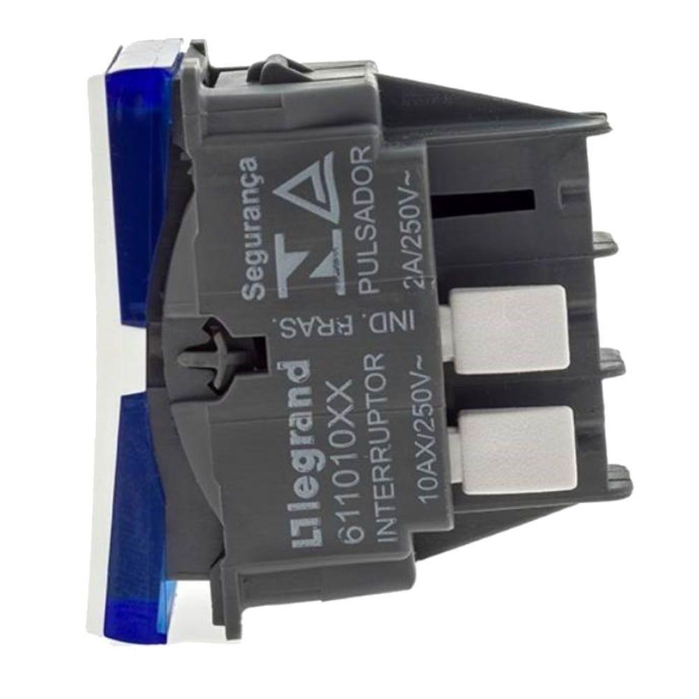 Interruptor Simples De 10 Ampères 250 Volts Automático 1m Branco - 611010bc - Pial Plus - 2