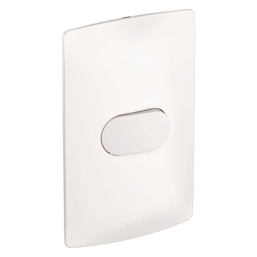 Interruptor Simples 4x2 10a Ny Branco Nereya - 663100 - Pial Interrup.simples 4x2 Ny Br 10a Nereya Pi - 1