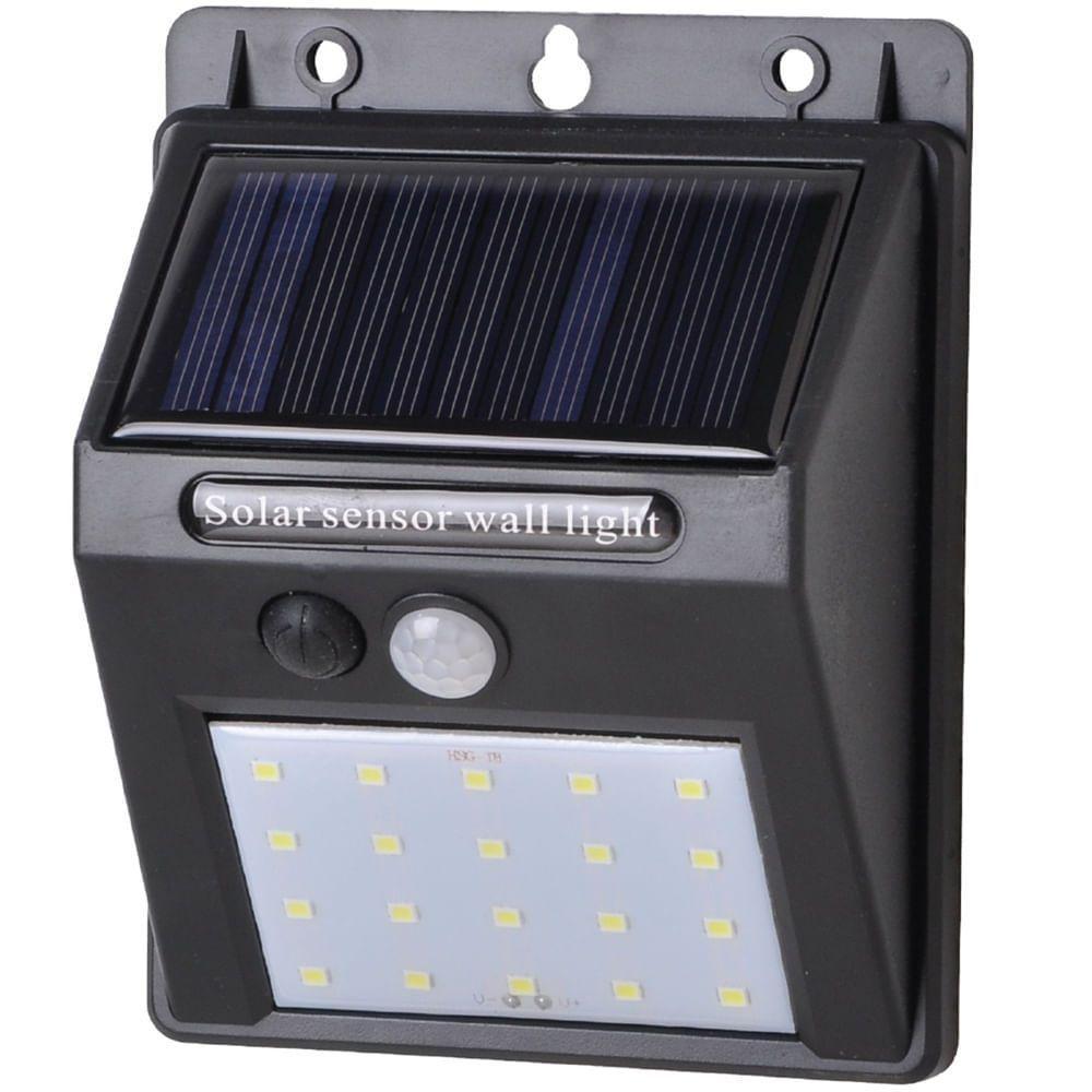 Luminária Led Solar Com Sensor 3000k 4 Watts 60 Lumens - 9651 - Gaya - 2