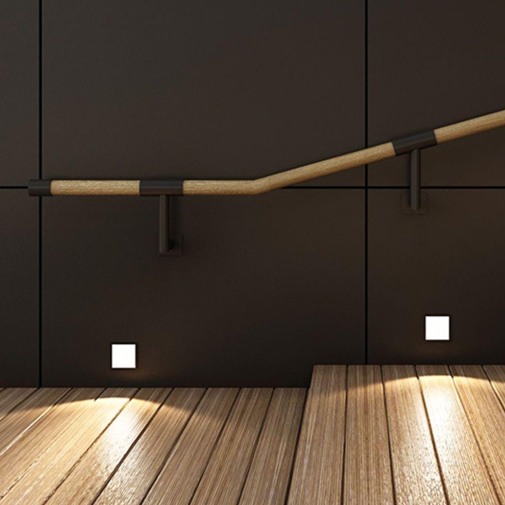 Luminária Downlight Led De Embutir Quadrada 18 Watts 6500k Bivolt - 1911s - Galaxy Led - 2