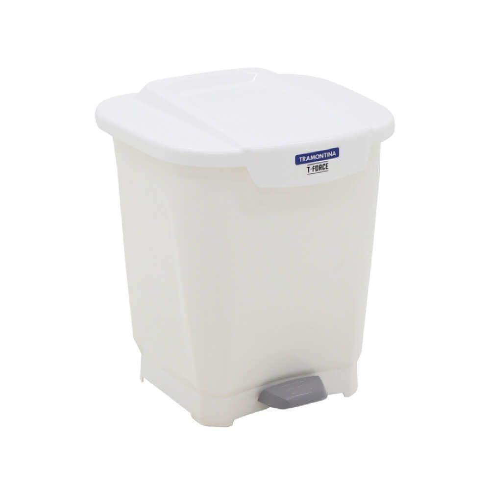 Lixeira T-force Branco 25 Litros - 92812010 - Tramontina Lixeiro T-force Branco 25l Tramontina 92812-010 - 1