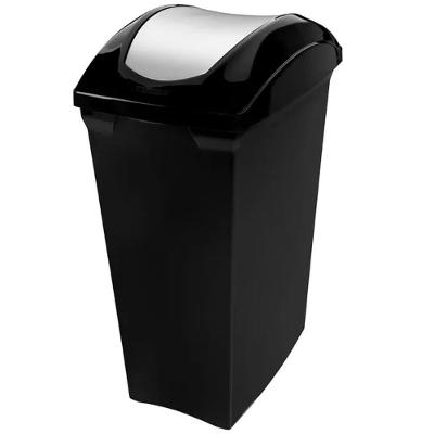 Lixeira Basculante 15 Litros Preta - Sr62 - Sanremo Lixeira Basculante 15l Sanremo Sr62