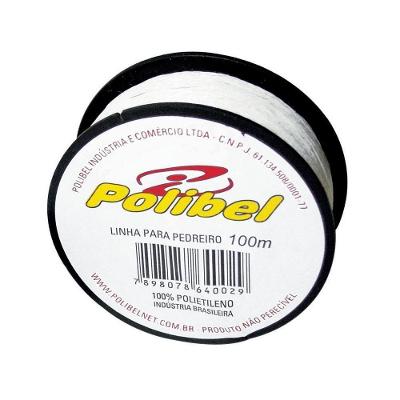 Linha Para Pedreiro Trançada Com 100 Metros - 0029 - Polibel Linha Pedreiro Trancada C-100m Polibel 0029.
