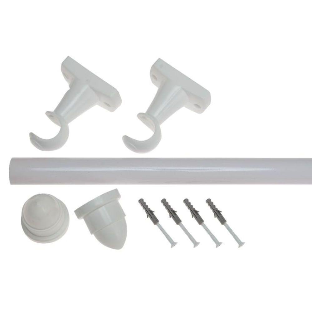Kit Varão Real Simples 19mm 2 Metros Branco - 1911116 - Couselo - 2