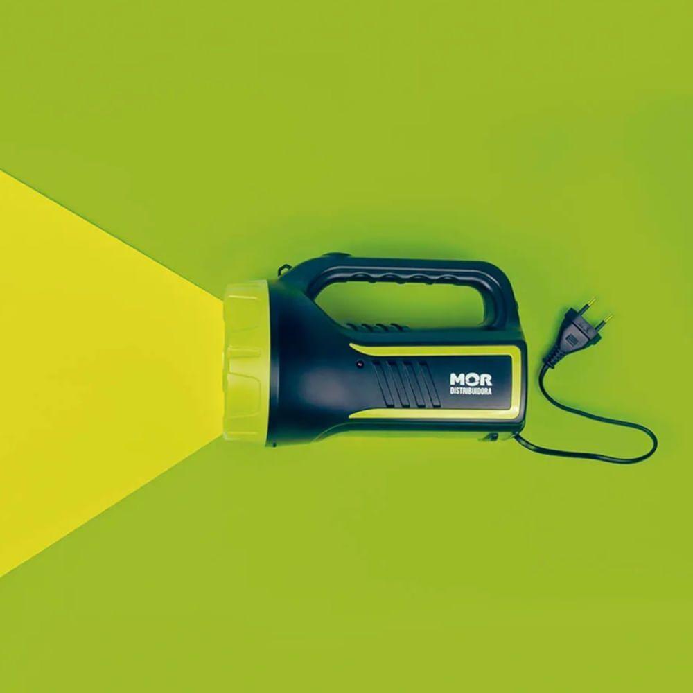 Lanterna Holofote Power Led 265 Lúmens Recarregável - 9184 - Mor - 6