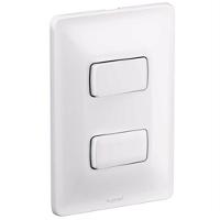 Interruptor Simples + Interruptor Paralelo 10a 250v 4x2 Zeffia - 680103 - Pial Inter.simples+inte.paralelo 10a 250v 4x2 - 1