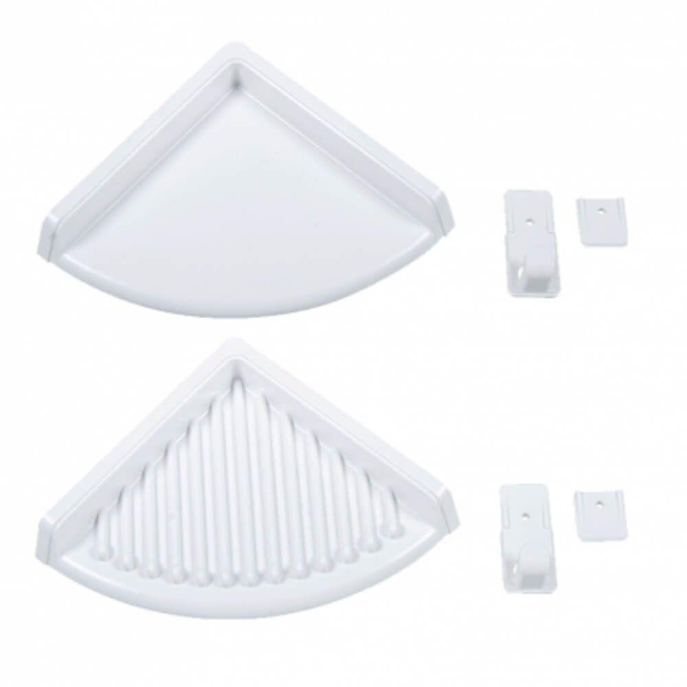 Kit De Cantoneira Para Banheiro Cinza - Ksp1 - Astra - 1