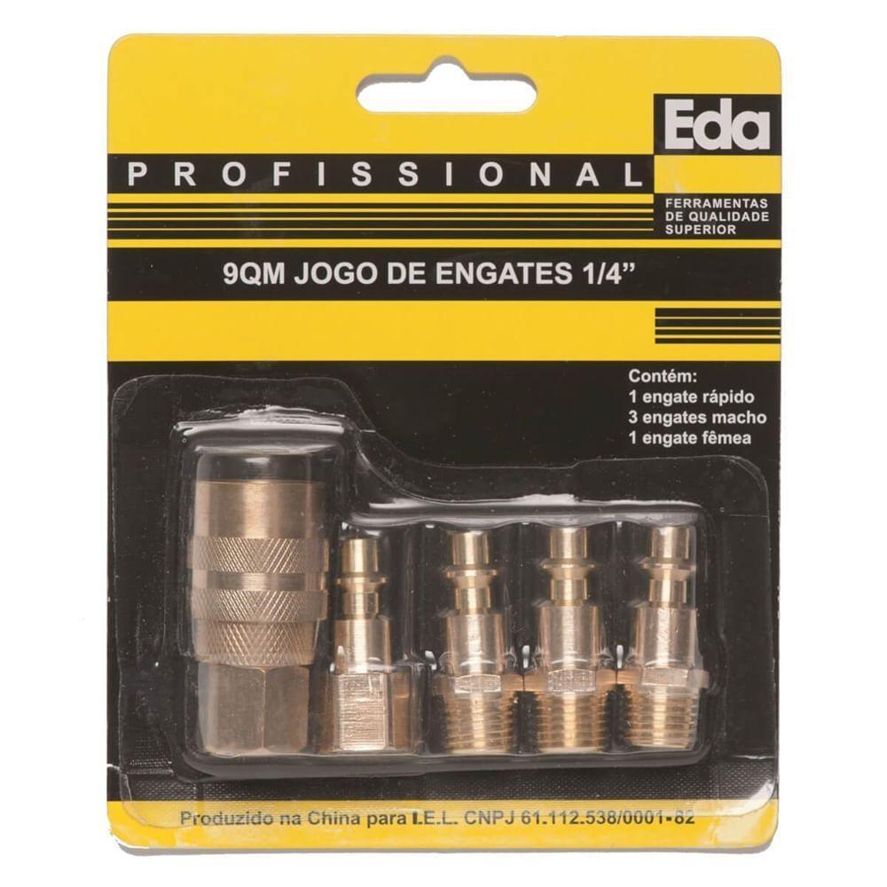 Jogo De Engate Rápido Com 5 Peças - 9qm - Eda - 2