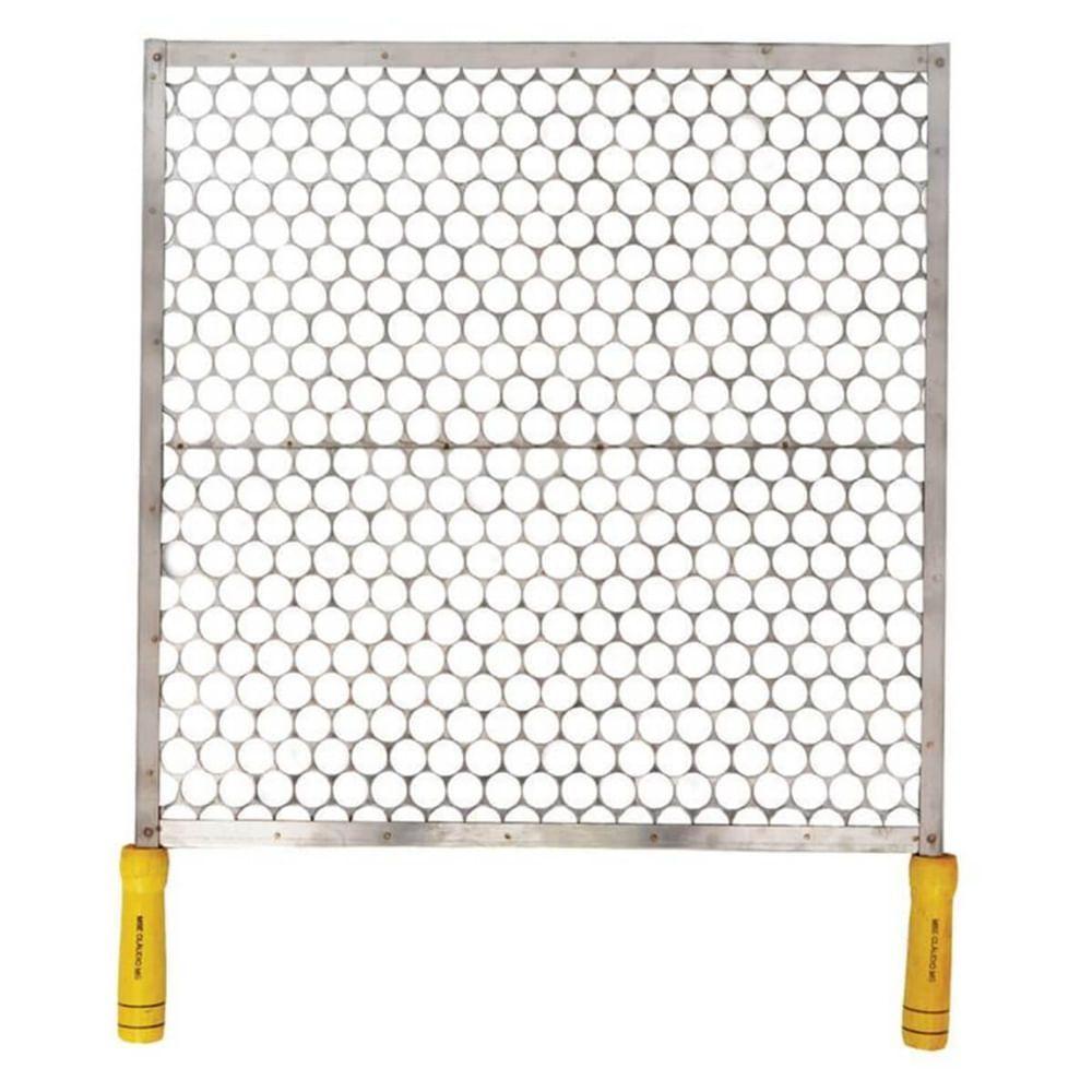 Grelha Inox Com Cabo De Madeira 40x40cm - 1330 - Mse - 1