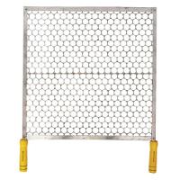 Grelha Inox Com Cabo De Madeira 40x40cm - 1330 - Mse - 1