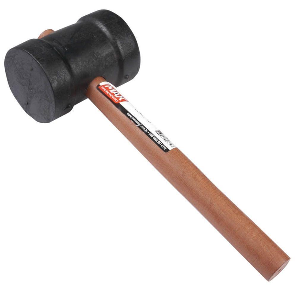 Martelo De Borracha 60mm Preto - 32910 - Max - 1