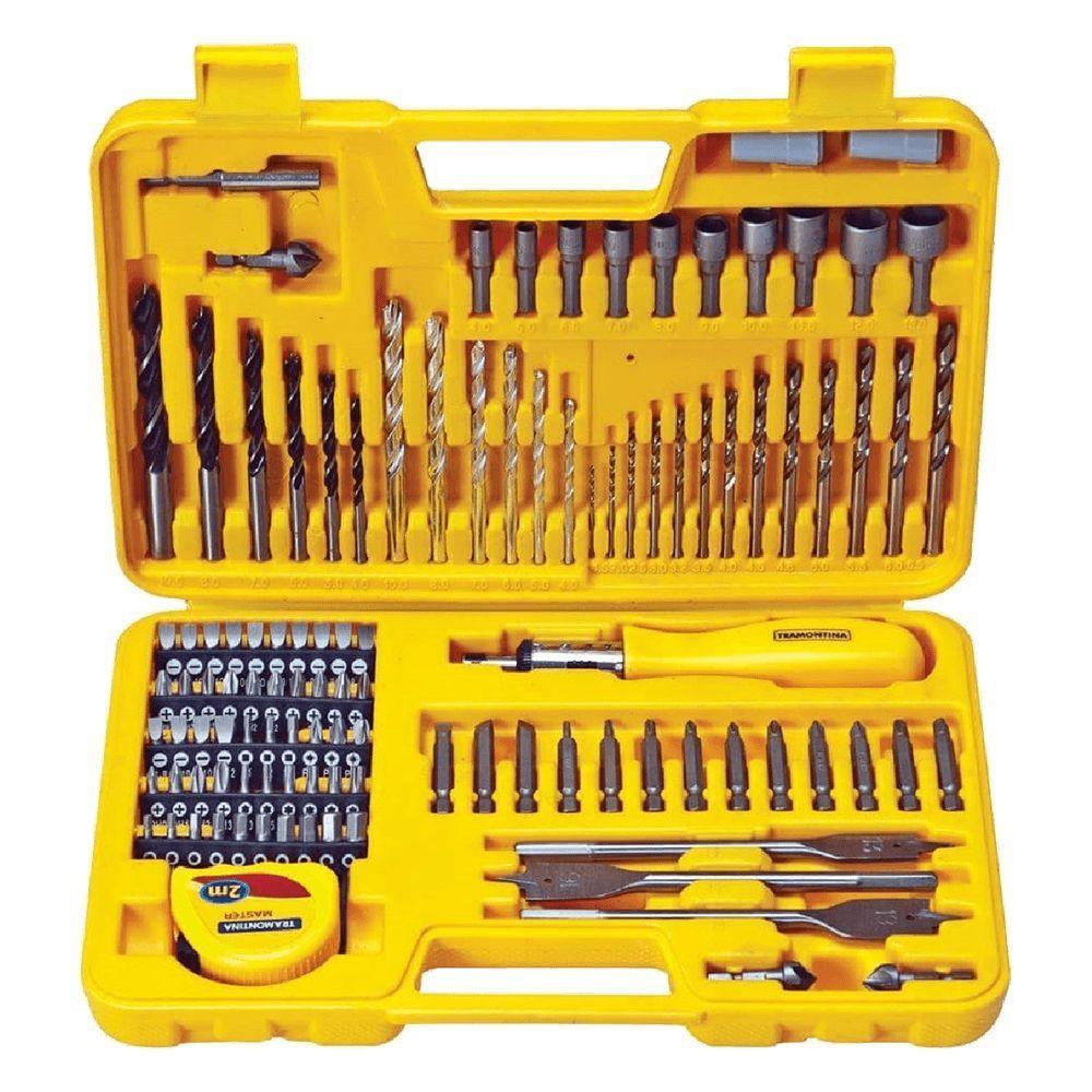 Maleta Com Brocas E Ponteiras 110 Peças - 43145110 - Tramontina Maleta C- Brocas E Ponteiras 110pcs Tramontina - 1
