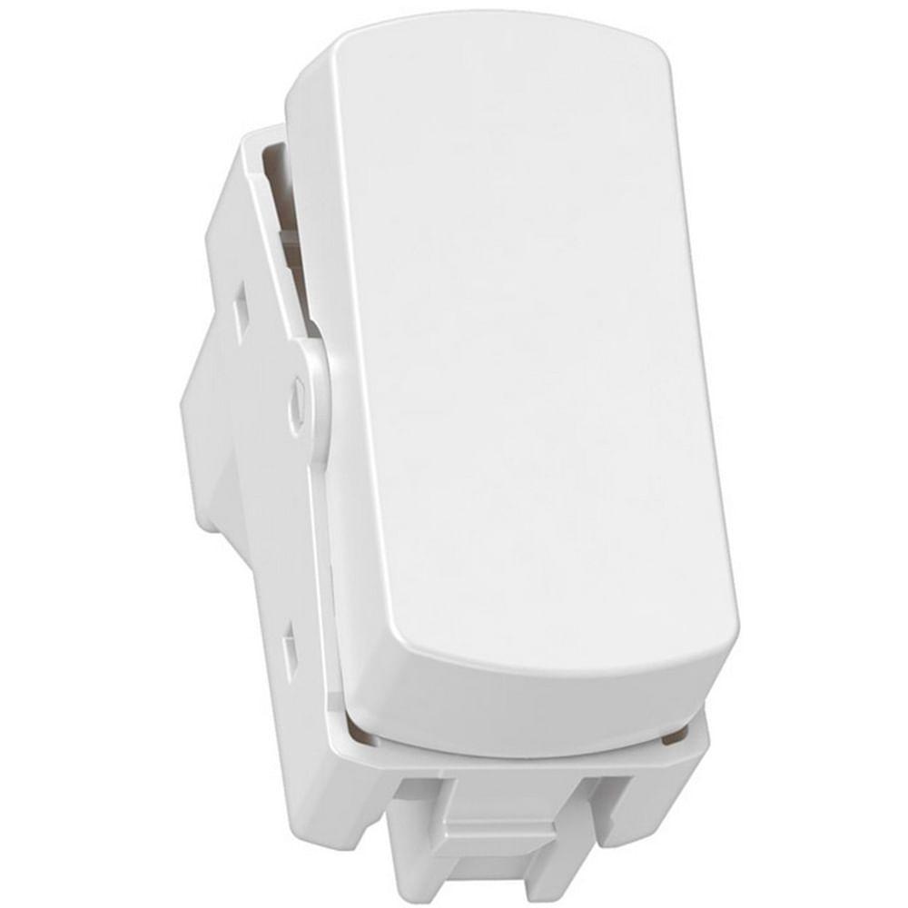 Módulo Interruptor Simples Miluz 10 Amperes 250 Volts Branco - S3b72010 - Schneider Modulo Interr.simples 10a 250v 1m Br - 1