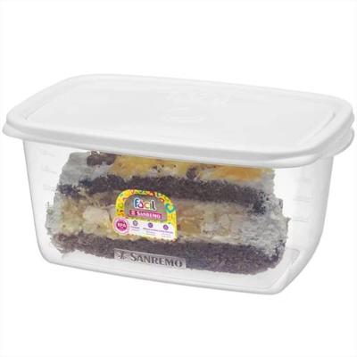 Pote Retangular Cores Sortidas 1400ml - 185-6 - Sanremo Pote Retangular 1400ml Ref.185-6 Sanremo