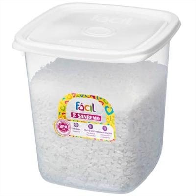 Pote Quadrado Cores Sortidas 1700ml - 147-6 - Sanremo Pote Quadrado 1700ml Ref.147-6 Sanremo