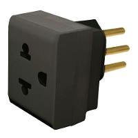 Plugue Adaptador Pb 2p+t 10a Preto - 690661 - Pial Plugue Adaptador Pb 2p+t Preto 10a Pial 690661 - 1