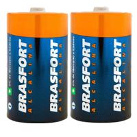 Pilha Alcalina Pequena Aa 1,5v Com 2 Unidades - 6301 - Brasfort - 1