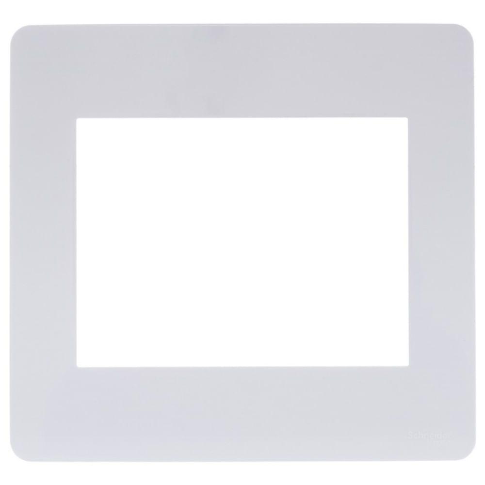 Placa 4x4 6 Postos Branca Orion - S730203004 - Schneider Placa 4x4 6 Postos Branca Schneider - 1