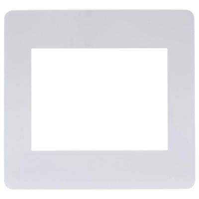 Placa 4x4 6 Postos Branca Orion - S730203004 - Schneider Placa 4x4 6 Postos Branca Schneider
