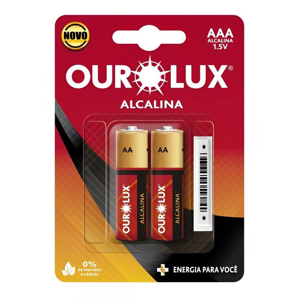 Pilha Aaa Palito 2 Unidades - 27325 - Ourolux Pilha Aaa Palito 2 Unidades - 27325 - Ourolux - 1