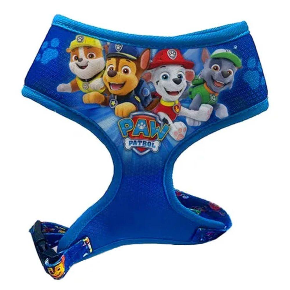 Peitoral Paw Patrol Azul Para Pets Tamanho G - 70826 - Chalesco - 1