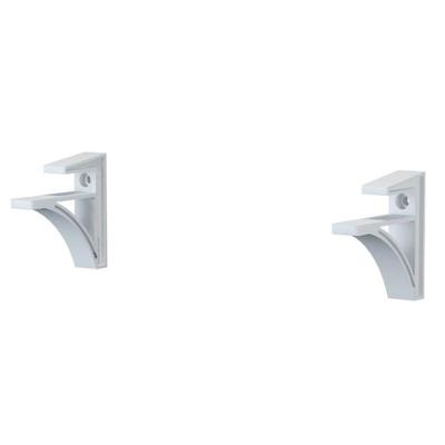 Par De Suporte Para Prateleira Belle Branco - Belle-br - Multivisão