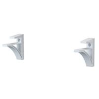 Par De Suporte Para Prateleira Belle Branco - Belle-br - Multivisão - 1