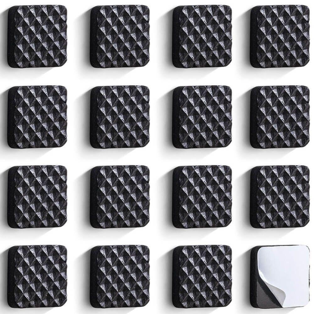 Protetor Adesivo Em Eva Quadrado 2 X 2 Cm 16 Unidades - Pr2111 - Pincéis Atlas - 1