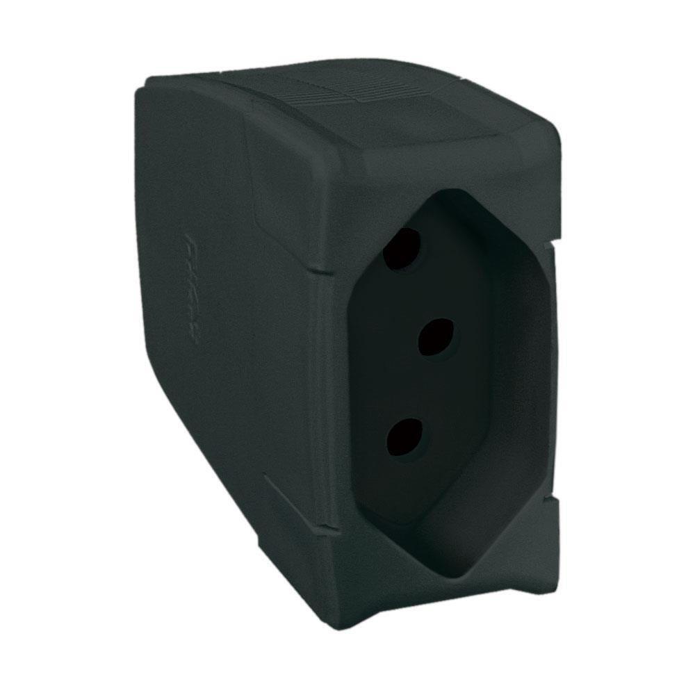 Prolongador Profissional Reforçado 10a 2p+t Preto - 615856 - Pial Prolongador Profis.reforcado 10a 2p+t Pr 615856 - 1