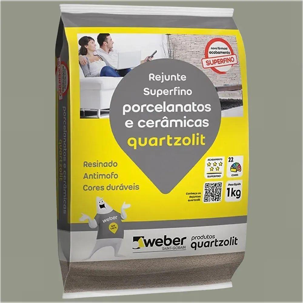 Rejunte Porcelanatos E Cerâmicas 1 Kilo Verde Floresta - 0110.00164.0015fd - Quartzolit - 2