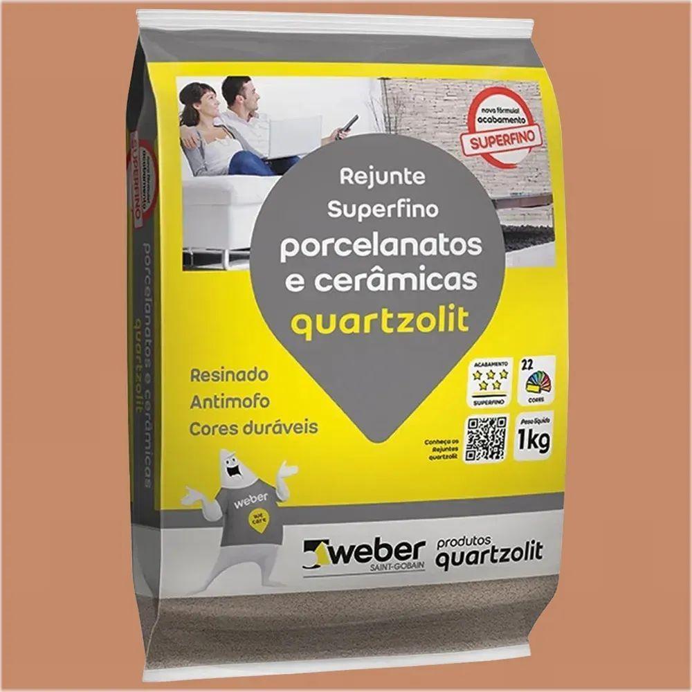 Rejunte Porcelanatos E Cerâmicas 1 Kilo Tijolo - 0110.00163.0015fd - Quartzolit - 2