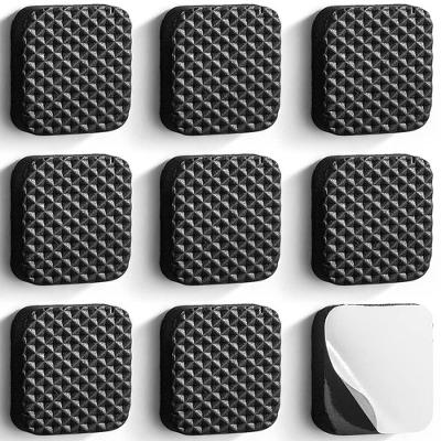 Protetor Adesivo Em Eva Quadrado 3 X 3 Cm 9 Unidades - Pr2112 - Pincéis Atlas