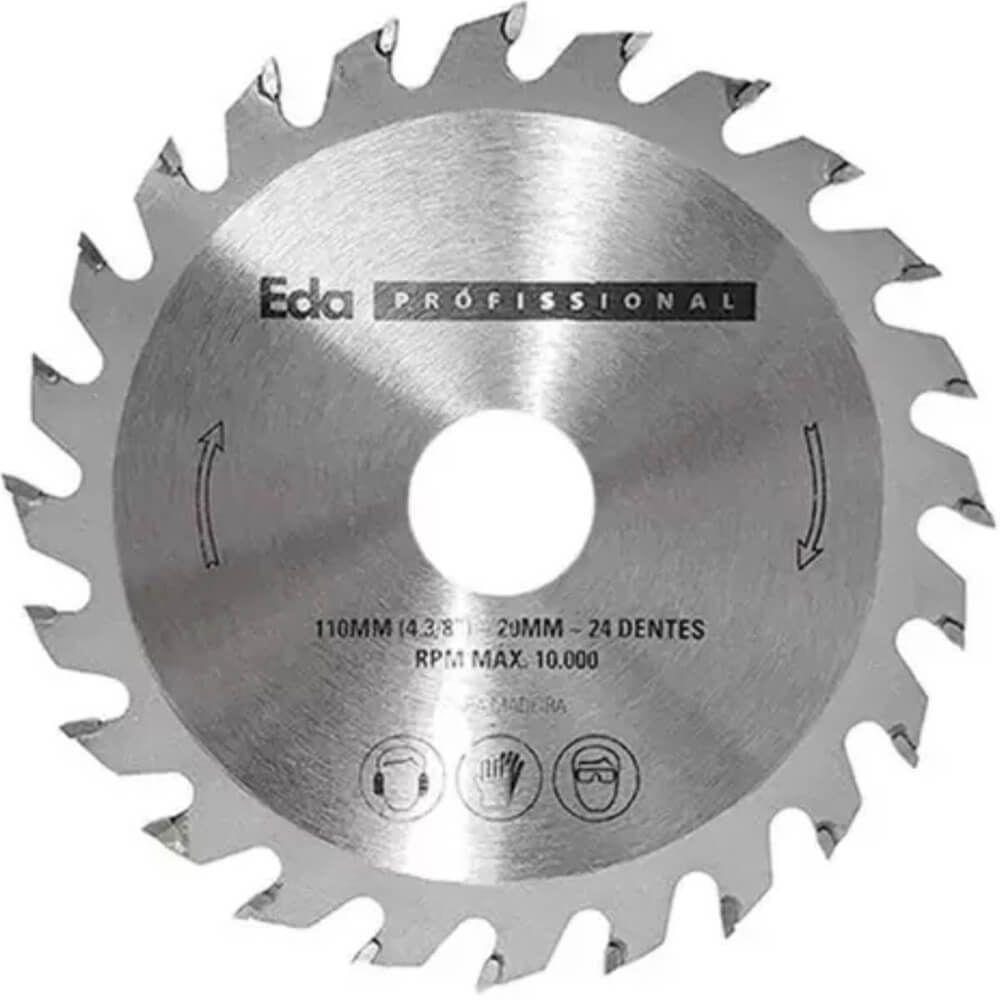 Serra Circular Com Widia 110x2,2mm 24 Dentes - 6pg - Eda - 1