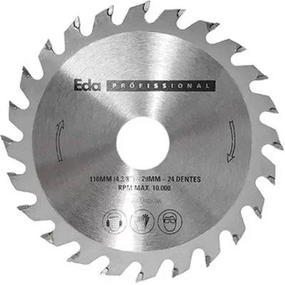Serra Circular Com Widia 110x2,2mm 24 Dentes - 6pg - Eda